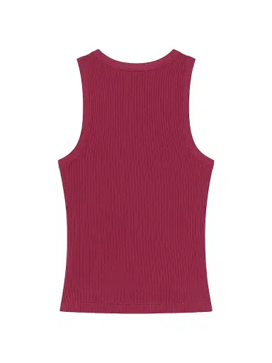 Givenchy Women's Slim Fit Tank Top in Cotton with Paris Print - Red Cherry - Size XL | Thumbnail 3 Givenchy Women's Slim Fit Tank Top in Cotton with Paris Print - Red Cherry - Size XL | Thumbnail 3