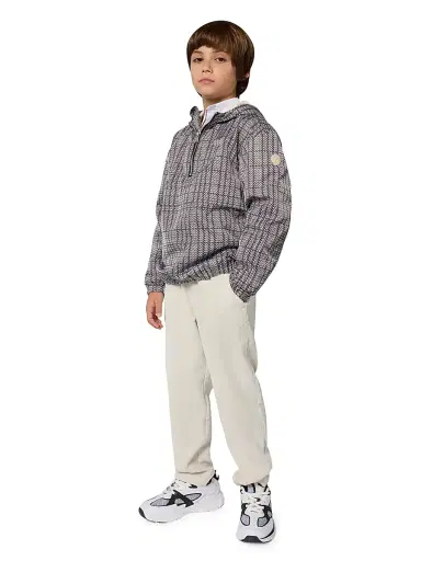 BOSS Little Boy's Half-Zip Hooded Windbreaker Jacket | Thumbnail 5 BOSS Little Boy's Half-Zip Hooded Windbreaker Jacket | Thumbnail 5