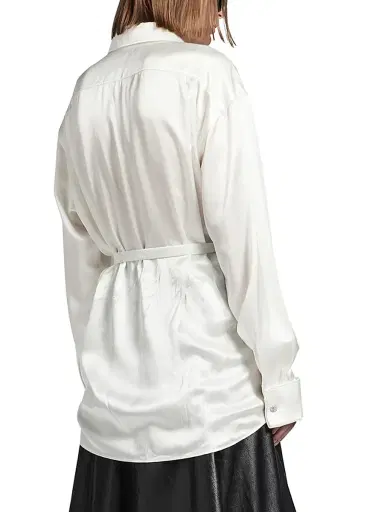 Balenciaga Women's Wrap Shirt - Ivory - Size 4 | Thumbnail 5 Balenciaga Women's Wrap Shirt - Ivory - Size 4 | Thumbnail 5