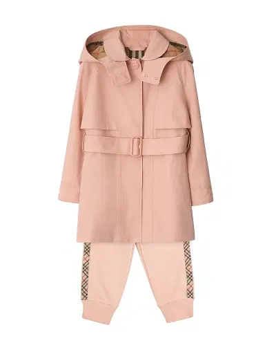 Burberry Baby Girl's, Little Girl's & Girl's EKD Check Joggers - Slipper Pink | Thumbnail 2 Burberry Baby Girl's, Little Girl's & Girl's EKD Check Joggers - Slipper Pink | Thumbnail 2