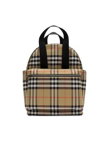 Burberry Baby's Check Changing Backpack | Thumbnail 1 Burberry Baby's Check Changing Backpack | Thumbnail 1