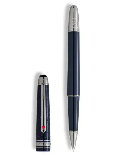 Montblanc Meisterstück Around The World In 80 Days Classique Rollerball Pen - Blue | Thumbnail 1 Montblanc Meisterstück Around The World In 80 Days Classique Rollerball Pen - Blue | Thumbnail 1