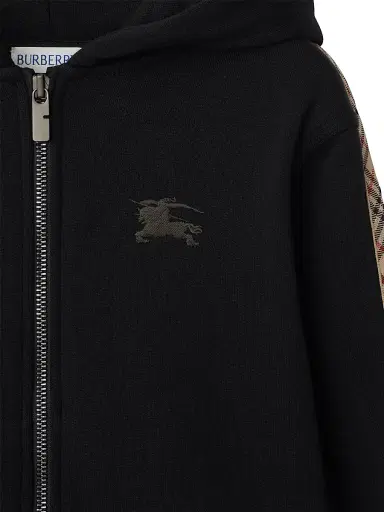 Burberry Baby Boy's, Little Boy's & Boy's Check-Trim Zip-Up Hoodie | Thumbnail 3 Burberry Baby Boy's, Little Boy's & Boy's Check-Trim Zip-Up Hoodie | Thumbnail 3