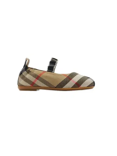 Burberry Baby Girl's & Little Girl's Chaterley Mary Jane Shoes - Sand Check - Size 9 (Toddler) | Thumbnail 1 Burberry Baby Girl's & Little Girl's Chaterley Mary Jane Shoes - Sand Check - Size 9 (Toddler) | Thumbnail 1