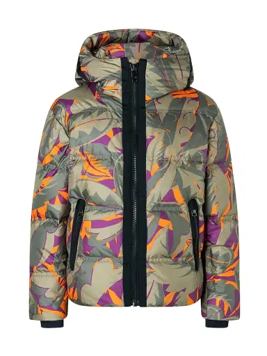 Bogner Little Girl's & Girl's Krissi Ski Down Jacket - Jungle Print | Thumbnail 1 Bogner Little Girl's & Girl's Krissi Ski Down Jacket - Jungle Print | Thumbnail 1