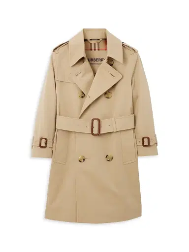 Burberry Little Girl's & Girl's Trench Coat - Honey - Size 8 | Thumbnail 1 Burberry Little Girl's & Girl's Trench Coat - Honey - Size 8 | Thumbnail 1