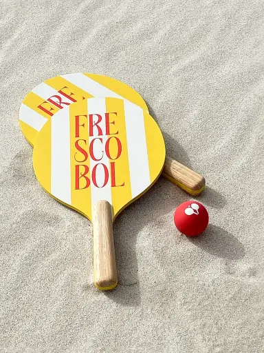 Printworks Beach Tennis Set - Yellow | Thumbnail 2 Printworks Beach Tennis Set - Yellow | Thumbnail 2