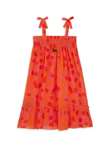 Vilebrequin Little Girl's & Girl's Leopard Print Sun Dress - New Leopard | Thumbnail 2 Vilebrequin Little Girl's & Girl's Leopard Print Sun Dress - New Leopard | Thumbnail 2