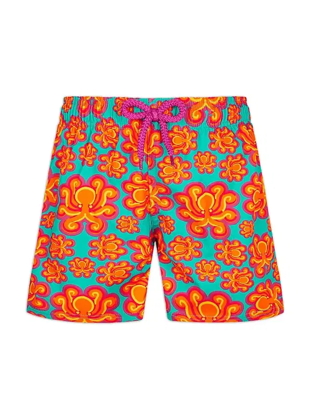 Little Boy's & Boy's Poulpes Neoprene Swim Trunks - Vert Tropezien Little Boy's & Boy's Poulpes Neoprene Swim Trunks - Vert Tropezien