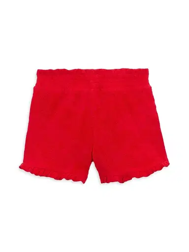 Vilebrequin Baby Girl's, Little Girl's & Girl's Flower Power Terry Jacquard Shorts - Lipstick - Size 14 | Thumbnail 3 Vilebrequin Baby Girl's, Little Girl's & Girl's Flower Power Terry Jacquard Shorts - Lipstick - Size 14 | Thumbnail 3