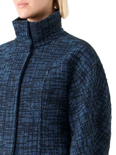 Akris punto Women's Raw Denim Tweed Jacket | Thumbnail 6 Akris punto Women's Raw Denim Tweed Jacket | Thumbnail 6