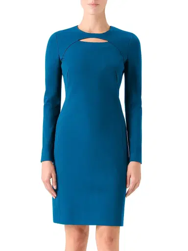 Akris punto Women's Chest Cut-Out Sheath Dress | Thumbnail 2 Akris punto Women's Chest Cut-Out Sheath Dress | Thumbnail 2