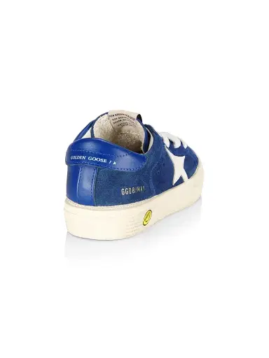 Golden Goose Baby's, Little Kid's & Kid's May Suede Star Sneakers - Cobalt Blue 12 (Child) | Thumbnail 2 Golden Goose Baby's, Little Kid's & Kid's May Suede Star Sneakers - Cobalt Blue 12 (Child) | Thumbnail 2