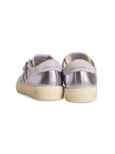 Golden Goose Baby Girl's, Little Girl's & Girl's May Laminated Leather Sneakers | Thumbnail 3 Golden Goose Baby Girl's, Little Girl's & Girl's May Laminated Leather Sneakers | Thumbnail 3