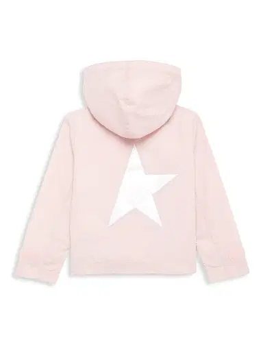 Golden Goose Little Girl's & Girl's Star Logo Windbreaker Jacket - Pink White - Size 8 | Thumbnail 3 Golden Goose Little Girl's & Girl's Star Logo Windbreaker Jacket - Pink White - Size 8 | Thumbnail 3