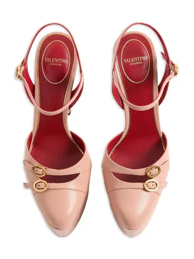 Valentino Garavani Women's Crasher 145MM Platform Pumps in Kidskin | Thumbnail 4 Valentino Garavani Women's Crasher 145MM Platform Pumps in Kidskin | Thumbnail 4