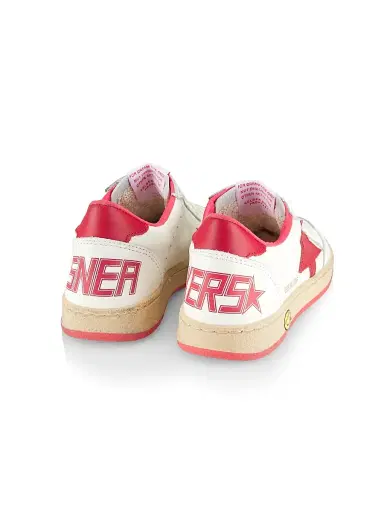 Golden Goose Baby's, Little Kid's & Kid's Ballstar Leather Star Sneakers - White Red 3.5 (Baby) | Thumbnail 2 Golden Goose Baby's, Little Kid's & Kid's Ballstar Leather Star Sneakers - White Red 3.5 (Baby) | Thumbnail 2