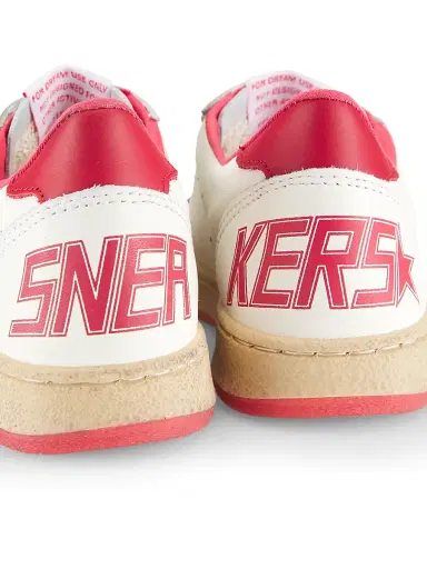 Golden Goose Baby's, Little Kid's & Kid's Ballstar Leather Star Sneakers - White Red 3.5 (Baby) | Thumbnail 4 Golden Goose Baby's, Little Kid's & Kid's Ballstar Leather Star Sneakers - White Red 3.5 (Baby) | Thumbnail 4