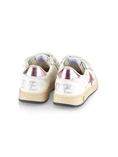 Golden Goose Baby Girl's & Little Girl's Ballstar Glitter Star Sneakers - White Pink - Size 3 (Child) | Thumbnail 2 Golden Goose Baby Girl's & Little Girl's Ballstar Glitter Star Sneakers - White Pink - Size 3 (Child) | Thumbnail 2