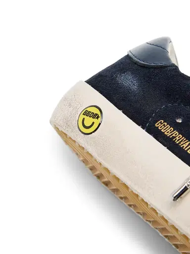 Golden Goose Baby's & Little Girl's Super Star Glitter Velvet Low Top Sneakers - Navy 7 (Toddler) | Thumbnail 4 Golden Goose Baby's & Little Girl's Super Star Glitter Velvet Low Top Sneakers - Navy 7 (Toddler) | Thumbnail 4