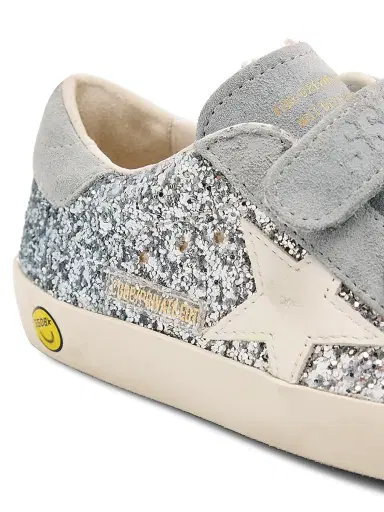 Golden Goose Baby Girl's & Little Girl's Old School Glitter Low-Top Sneakers 7.5 (Baby) | Thumbnail 4 Golden Goose Baby Girl's & Little Girl's Old School Glitter Low-Top Sneakers 7.5 (Baby) | Thumbnail 4