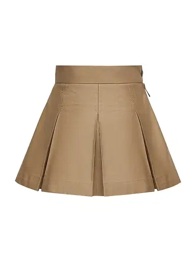 Moncler Little Girl's & Girl's Skirt in Cotton Gabardine - Beige | Thumbnail 2 Moncler Little Girl's & Girl's Skirt in Cotton Gabardine - Beige | Thumbnail 2