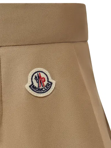 Moncler Little Girl's & Girl's Skirt in Cotton Gabardine - Beige | Thumbnail 4 Moncler Little Girl's & Girl's Skirt in Cotton Gabardine - Beige | Thumbnail 4