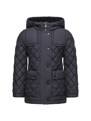 Moncler Little Girl's & Girl's Chacenay Puffer Jacket - Navy Blue | Thumbnail 1 Moncler Little Girl's & Girl's Chacenay Puffer Jacket - Navy Blue | Thumbnail 1