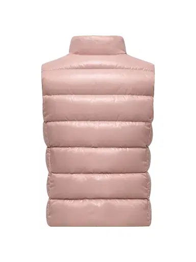 Moncler Little Girl's & Girl's Ghany Zip Up Vest - Pink | Thumbnail 2 Moncler Little Girl's & Girl's Ghany Zip Up Vest - Pink | Thumbnail 2