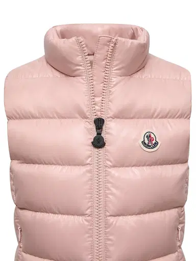 Moncler Little Girl's & Girl's Ghany Zip Up Vest - Pink | Thumbnail 3 Moncler Little Girl's & Girl's Ghany Zip Up Vest - Pink | Thumbnail 3