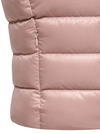 Moncler Little Girl's & Girl's Ghany Zip Up Vest - Pink | Thumbnail 4 Moncler Little Girl's & Girl's Ghany Zip Up Vest - Pink | Thumbnail 4