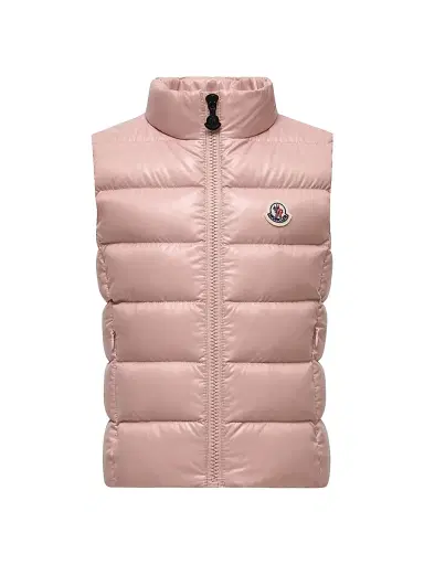 Moncler Little Girl's & Girl's Ghany Zip Up Vest - Pink | Thumbnail 1 Moncler Little Girl's & Girl's Ghany Zip Up Vest - Pink | Thumbnail 1