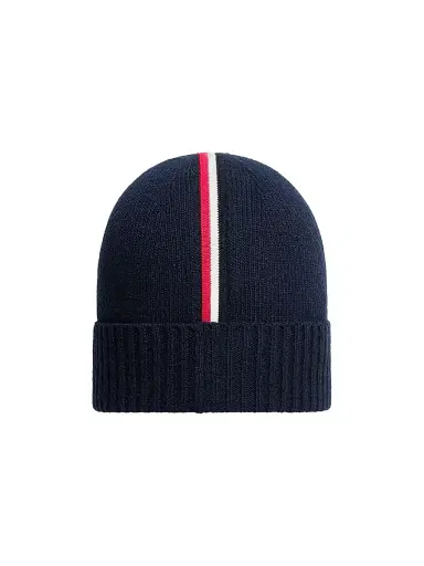 Moncler Little Boy's & Boy's Beanie Hat in Wool - Dark Blue | Thumbnail 2 Moncler Little Boy's & Boy's Beanie Hat in Wool - Dark Blue | Thumbnail 2