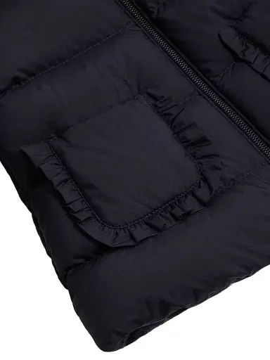 Moncler Baby Girl's & Little Girl's Molan Puffer Jacket - Navy Blue | Thumbnail 4 Moncler Baby Girl's & Little Girl's Molan Puffer Jacket - Navy Blue | Thumbnail 4