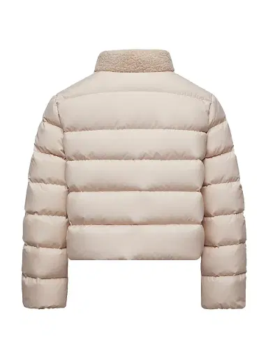 Moncler Little Girl's & Girl's Blessing Puffer Jacket - Light Beige | Thumbnail 2 Moncler Little Girl's & Girl's Blessing Puffer Jacket - Light Beige | Thumbnail 2