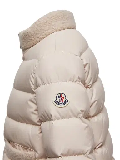 Moncler Little Girl's & Girl's Blessing Puffer Jacket - Light Beige | Thumbnail 3 Moncler Little Girl's & Girl's Blessing Puffer Jacket - Light Beige | Thumbnail 3