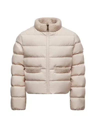 Moncler Little Girl's & Girl's Blessing Puffer Jacket - Light Beige | Thumbnail 1 Moncler Little Girl's & Girl's Blessing Puffer Jacket - Light Beige | Thumbnail 1