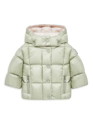 Moncler Baby Girl's & Little Girl's Parana Puffer Jacket - Light Green 9 Months | Thumbnail 1 Moncler Baby Girl's & Little Girl's Parana Puffer Jacket - Light Green 9 Months | Thumbnail 1