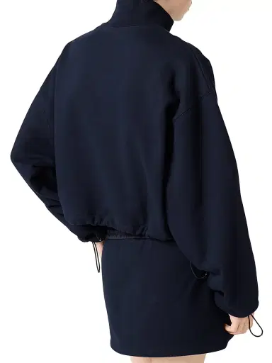 Miu Miu Women's Zippered Fleece Jacket - Blue | Thumbnail 3 Miu Miu Women's Zippered Fleece Jacket - Blue | Thumbnail 3