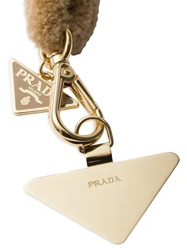 Prada Wool Smartphone Wrist Strap - Pink | Thumbnail 4 Prada Wool Smartphone Wrist Strap - Pink | Thumbnail 4