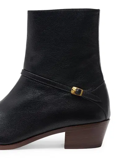 Valentino Garavani Men's Pat Ankle Boots in Kidskin - Black | Thumbnail 6 Valentino Garavani Men's Pat Ankle Boots in Kidskin - Black | Thumbnail 6
