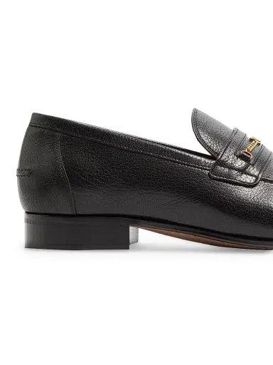 Valentino Garavani Men's VLogo Signature Kidskin Moccasin Loafers - Black - Size 6 | Thumbnail 5 Valentino Garavani Men's VLogo Signature Kidskin Moccasin Loafers - Black - Size 6 | Thumbnail 5