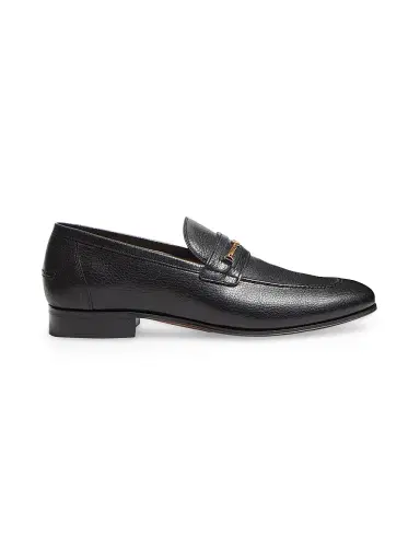 Valentino Garavani Men's VLogo Signature Kidskin Moccasin Loafers - Black - Size 6 | Thumbnail 1 Valentino Garavani Men's VLogo Signature Kidskin Moccasin Loafers - Black - Size 6 | Thumbnail 1