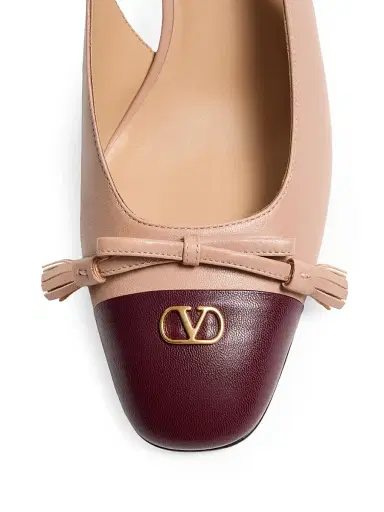 Valentino Garavani Women's Valet Du Roi 60MM Kidskin Slingback Pumps - Rose Cannelle | Thumbnail 5 Valentino Garavani Women's Valet Du Roi 60MM Kidskin Slingback Pumps - Rose Cannelle | Thumbnail 5