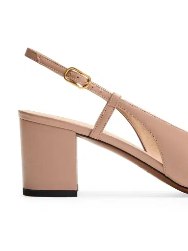 Valentino Garavani Women's Valet Du Roi 60MM Kidskin Slingback Pumps - Rose Cannelle | Thumbnail 6 Valentino Garavani Women's Valet Du Roi 60MM Kidskin Slingback Pumps - Rose Cannelle | Thumbnail 6
