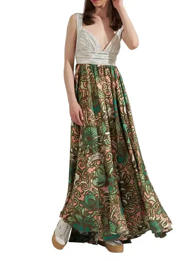La DoubleJ Women's Vavavoom Dress - Anemone Pink Olive | Thumbnail 2 La DoubleJ Women's Vavavoom Dress - Anemone Pink Olive | Thumbnail 2