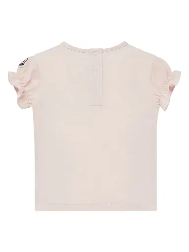 Moncler Baby Girl's & Little Girl's Crewneck T-Shirt in Cotton - Light Pink 18 Months | Thumbnail 2 Moncler Baby Girl's & Little Girl's Crewneck T-Shirt in Cotton - Light Pink 18 Months | Thumbnail 2