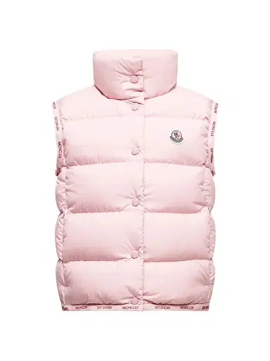 Moncler Little Girl's & Girl's Badia Puffer Vest - Pink | Thumbnail 1 Moncler Little Girl's & Girl's Badia Puffer Vest - Pink | Thumbnail 1