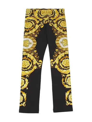 Versace Little Girl's & Girl's Barocco Cottton-Blend Jersey Leggings | Thumbnail 1 Versace Little Girl's & Girl's Barocco Cottton-Blend Jersey Leggings | Thumbnail 1