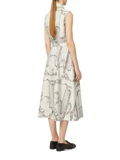 Max Mara Women's Printed Mikado Shirt Dress - | Thumbnail 3 Max Mara Women's Printed Mikado Shirt Dress - | Thumbnail 3